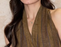 Collar de Moissanita Minimalista Brillante en Forma de Lágrima para la Clavícula, Lujo Accesible para el Día a Día, Favorito de Influencers, Regalo Ideal