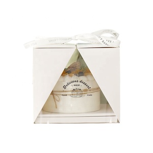 white 4 6 8 inch cake board and box gift luxury birthday wedding transparent cake boxes for guest
