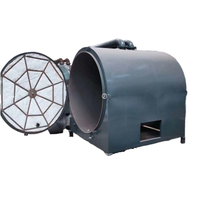 Four multifonctionnel automatique vert à haut rendement pour pyrolyse Tube de bambou Carbonisation du bois Moteur en acier inoxydable Charbon de bois