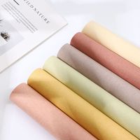 Papier d'emballage Washi de style japonais couleur unie, texture mate, pour bouquets de fleurs, DIY pour fleuriste