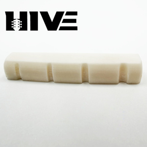HIVE Ingrosso Capotasto per Basso Elettrico in Osso di Bue 42*6*8.5MM per Mano Sinistra / Mano Destra 4 Corde - Product Image 4