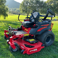 Cortadora de Césped Industrial Comercial de Giro Cero OEM de Fábrica, Motor ZONSEN/Briggs Vanguard, Ancho de Corte de 72 Pulgadas, Arranque Eléctrico, Transmisión Hidráulica