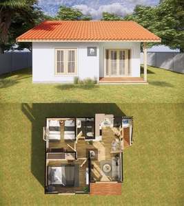 3D tùy chỉnh <span class=keywords><strong>prefab</strong></span> nhà sang trọng thép Modular Villa Kit - Product Image 3