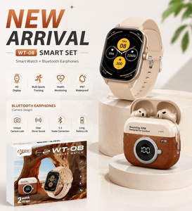 New WT-08 Smart Watch SET With Earbuds Dual Watch Bands Sleep Heart Rate Monitoring Smart Bracelet Sport Smart Watch Unisex Gift - Product Image 6