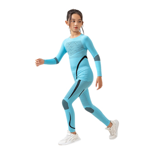 Ensemble de <span class=keywords><strong>sous</strong></span>-vêtements thermiques imprimés à séchage rapide pour enfants, hommes et femmes, pour le <span class=keywords><strong>ski</strong></span> en plein air, la course à pied et le cyclisme en automne/hiver, vêtements de compression - Product Image 4