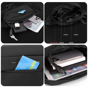 Bolsos de Pecho Personalizados con Logotipo Casual para Hombre, Bolsos Cruzados Tipo Bandolera Económicos, Bolsos de Hombro Portátiles para Teléfono para Viajes al Aire Libre - Product Image 5