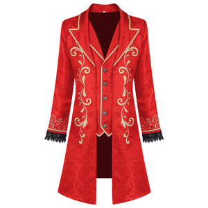 Chaqueta Steampunk Vintage para Hombre, Abrigo Gótico Victoriano, Esmoquin, Frac de Caballero, Disfraces Medievales - Product Image 4