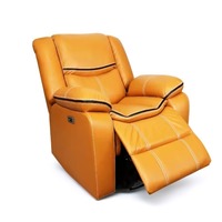 Neues Design Elektrisches Leder-Drehsofa-Set mit Memory-Schaum Outdoor-Möbel Gartenstuhl-Set