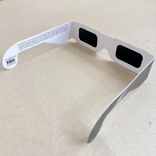 Eco Friendly Recyclable Solar Eclipse Glasses Custom Logo Foldable Design for Astronomy Activities Made in China Zhejiang