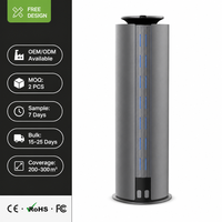 Diffuseur de parfum sans fil en alliage d'aluminium 100 ml, batterie 2000 mAh, autonomie 12 h, couverture 200-300 m³, 7 niveaux de puissance, contrôle via application, 3 minuteurs, pour bureau, OEM, titane