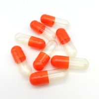 En gros Rouge transparent capsules vides pour la médecine