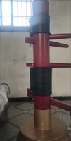 Mannequin d'entraînement en bois NO.1 – Équipement d'arts martiaux – Mannequin autoportant en bois pour l'entraînement au Kung Fu chinois et au Wing Chun