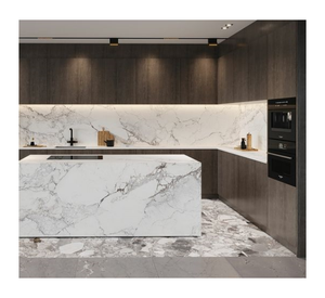 CBMmart personalizado más vendido mármol italiano marrón <span class=keywords><strong>Calino</strong></span> losa de mármol para sala de estar dormitorio piso aplicación piedra mármol - Product Image 4