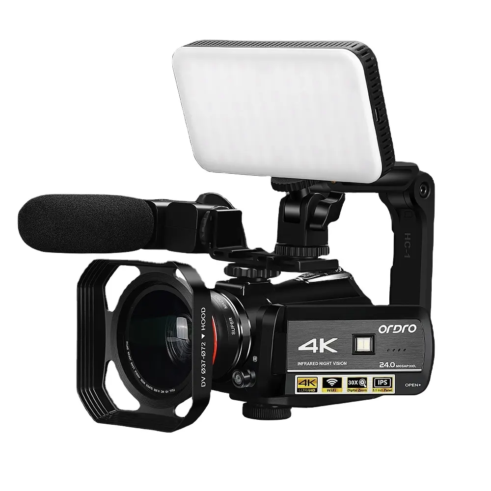 AC3 4K UHD Good Feedback Night Vision Portable WifiI Digital Video Camcorder Camera