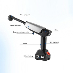 Pistola de Agua Santwell Seis en Uno de Alta Presión con Motor sin Escobillas a Batería de Grado Industrial de 250 psi - Product Image 3