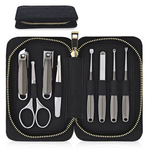 ชุดทำเล็บมือและเล็บเท้าแบบใช้ซ้ำได้ ดีไซน์ทันสมัย สำหรับตัดหนังกำพร้า ทำจากสแตนเลส น้ำหนักเบา เป็นมิตรกับสิ่งแวดล้อม - Product Image 1