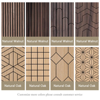 Panneaux muraux 3D légers au design unique, en placage de bois, insonorisants, pour salon, chambre et couloir