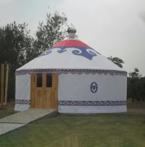 Yurte mongole <span class=keywords><strong>en</strong></span> <span class=keywords><strong>bois</strong></span> de 4,5 m, 5 m, 8 m, utilisée pour le camping <span class=keywords><strong>en</strong></span> plein air - Product Image 1