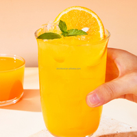 Sirop aromatisé à l'orange, concentré de jus d'orange 1,15 kg pour Bubble Tea, Milk Tea, Smoothies, Boissons glacées, Matière première