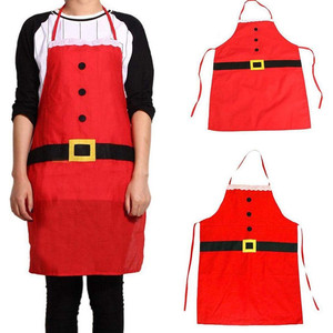 Christmas <b>Bib</b> <b>Apron</b> Adult And Children's Sizes Machine Washable For Cooking Holiday Party - Product Image 5