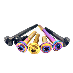 Boulon en titane M5x9 16 18 20 25 30 35 40 45 50 55 60mm clé Allen conique tête hexagonale DIN912 vis pour tige de selle de vélo - Product Image 2