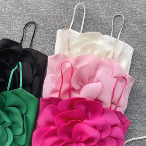 Camisola con Diseño de Flores 3D al Estilo de la Corte Francesa, Top para Mujer, Corsé de Moda - Product Image 5