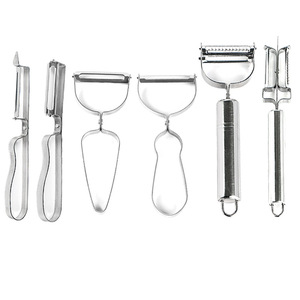 Stainless Steel 3 In 1 Fruit Peeler Multi Function Potato Apple Peeler Kitchen <b>Tool</b> <b>Set</b> - Product Image 4