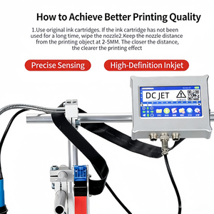 เครื่องพิมพ์อิงค์เจ็ทออนไลน์ขนาด 12.7 มม. พร้อมสายพานลำเลียง 2 in 1 สำหรับการพิมพ์โค้ดบนสายการผลิต ขวด ถุง กระป๋อง กล่อง - Product Image 6