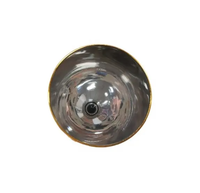 Gobelet à vin incassable en plastique doré de luxe, personnalisé, avec électroplaqué sur mesure pour mariages et fêtes, pour champagne et vin