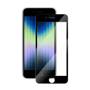 Für iPhone SE 2022 13 12 mini 11 pro max 6 7 8 14 XR XS 3d volle Abdeckung 9H Härte gehärtetes Glas Handybildschirmschutz