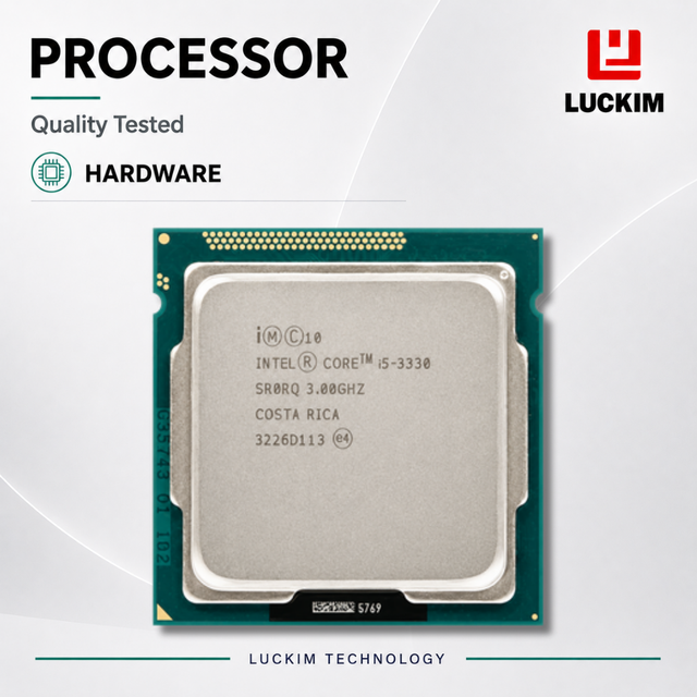 I5-3330 4-Core 4-Thread Desktop CPU Processor 3.0-3.2GHz 6MB Cache LGA1155 77W