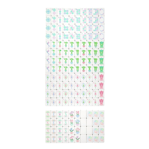 Suministro de Fábrica, Personalizado, en Stock, 36mm, Colores Verde Marfil, Fichas de Juego, Cartas, Cubos, Póker, Viaje, <span class=keywords><strong>Rummy</strong></span>, Juego de Mahjong - Product Image 4