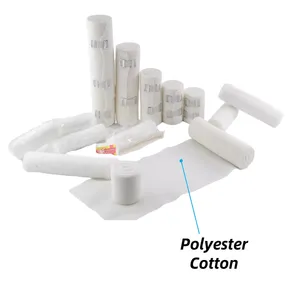 Anthive Perban Medis Elastis, Perban Pertolongan Pertama, Perban Gulungan Kain Kasa PBT Elastis Steril Ukuran OEM - Product Image 3