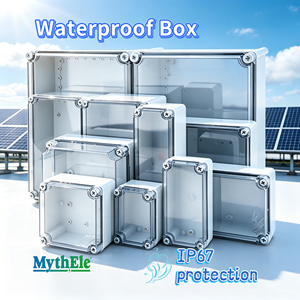 MythEle Scatola di Giunzione Impermeabile IP67 in ABS, Contenitore Protettivo per Inverter Fotovoltaico, Involucro per Cablaggio Solare Esterno - Product Image 5