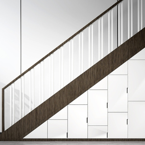 Mobiletto <span class=keywords><strong>Portascarpe</strong></span> in Legno Moderno per Villa e Hotel, Sotto le Scale, Scaffale per Ripostiglio nel Soggiorno - Product Image 1