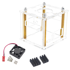 Boîtier de protection en acrylique ABS pour Orange Pi Zero 3 avec ventilateur de refroidissement, accessoires pour ordinateur monocarte - Product Image 4