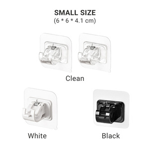 Аксессуары для штор из АБС-пластика, без сверла, кронштейны для карнизов, самоклеящиеся держатели для карнизов - Product Image 3