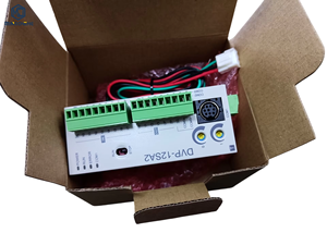 Module de contrôle industriel PLC DVP12SA211T, contrôleur logique programmable, unité PLC compacte avec emballage - Product Image 1