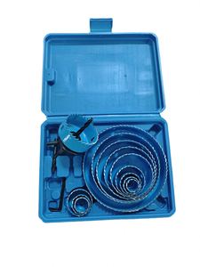 Carbon Steel Hole Saw Cutter Kit Set, <b>Drill</b> <b>Bits</b> for <b>Wood</b> Plaster Multi Purpose Hole Drilling Tools - Product Image 1