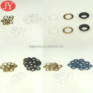 Factory Wholesale Colored Painted Brass Eyelets Fastener Grommets Curtain Eyelets Brass Ring Supplier