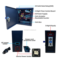 XINWA JY926 Anpassbare Timer-Box mit Münzprüfer, 40DA Relais, Münzgeldbörse, Metall-Zeitsteuerung für EU-Selbstbedienungs-Massagestuhlautomaten