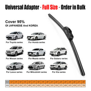 Prix usine doux banane essuie-glace universel sans cadre voiture nettoyage de vitres balais d'essuie-glace - Product Image 2