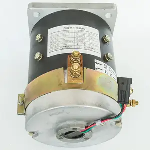 3KW DC 48V มอเตอร์ไฟฟ้าแรงบิดสูง 4500 RPM 57 มม. 60 มม. สําหรับรถกอล์ฟ