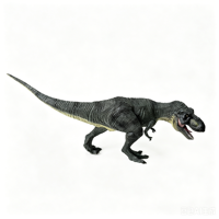 Modèle de jouet en plastique solide écologique certifié CE, 14 pouces, peint à la main, haute simulation, Tyrannosaurus Rex de chasse, pour enfants