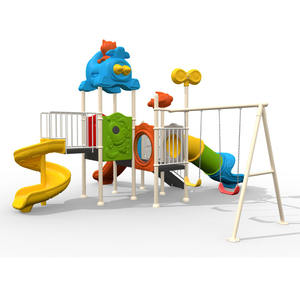 Aire de jeux extérieure enfants toboggan amusant sûr coloré et idéal pour les petits explorateurs - Product Image 1