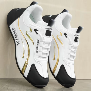 Zapatos para Hombre Impermeables, Antideslizantes, Resistentes al Desgaste, Ligeros, de PU de Alta Gama, para Viajes, Deportes y Ocio - Product Image 1