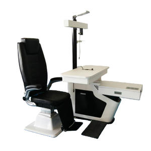 Table et chaise combinées d'optométrie ICEN IN-1000, unité de réfraction ophtalmique électrique, instrument optique médical, garantie 1 an - Product Image 1