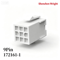 Connecteur femelle 9 broches TE 172161-1 de haute qualité, extrémité de câble 4,14 mm, pour accessoires et bornes de connecteurs d'équipements électriques