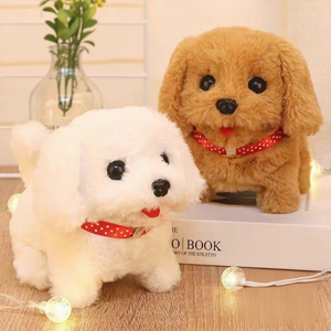 Jouet électronique en peluche pour enfants, chien réaliste avec rembourrage en coton PP, cadeau d'anniversaire pour enfants - Product Image 5