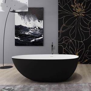 Vasca da bagno in poliestere trasparente color <span class=keywords><strong>ambra</strong></span> vasca da bagno in fusione di resina pura vasca da bagno in resina trasparente trasparente con superficie solida - Product Image 5